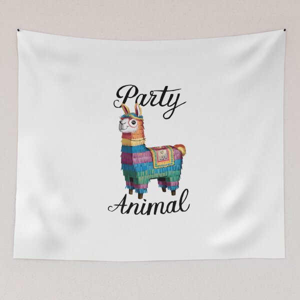 Item preview, Party Animal, FunnyFits70, Funny, Humor, Silly, pinata, llama, colorful, bash, party, fun, celebration, festive, candy, fiesta, joyful candy, funny llama, funny animal, birthday, Friday Night,   designed and sold by FunnyFits70.