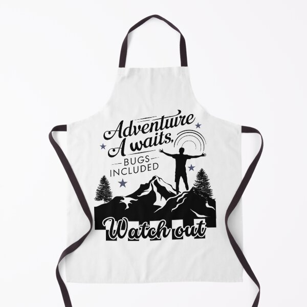 Item preview, Adventure Awaits Bugs Included Watch out. Typographic Adventure Quote Light Design designed and sold by Raise2Shine.