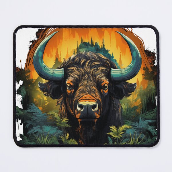 Item preview, Wild buffalo designed and sold by Mohamedeinoo.
