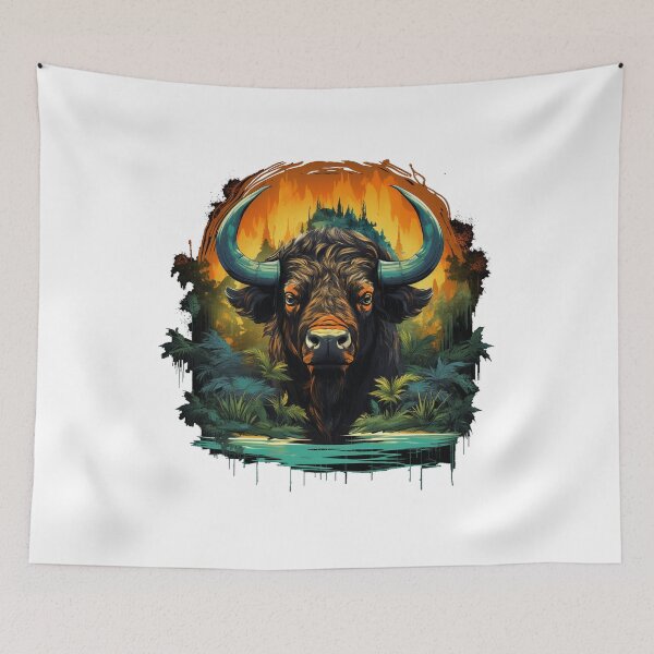 Item preview, Wild buffalo designed and sold by Mohamedeinoo.