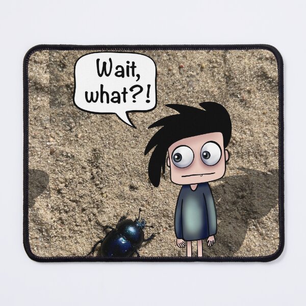 Item preview, Tom waits rain dogs Lost and Confused Dude with Beetle designed and sold by RysowankaZS.