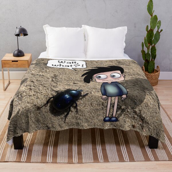 Item preview, Tom waits rain dogs Lost and Confused Dude with Beetle designed and sold by RysowankaZS.