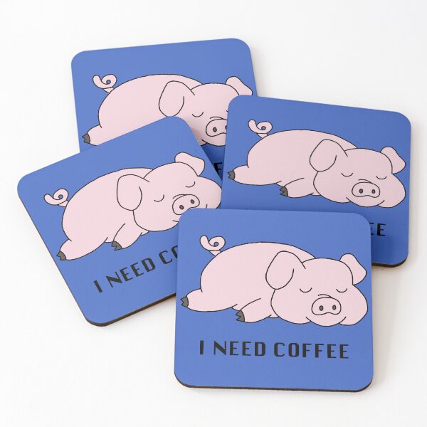 Item preview, Sleepy Pig designed and sold by AnnieHines.