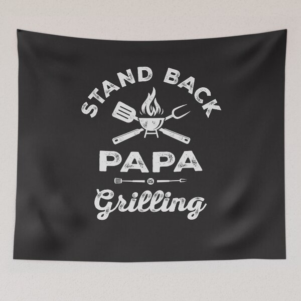 Item preview, Stand Back Papa's Grilling BBQ Funny designed and sold by cidolopez.