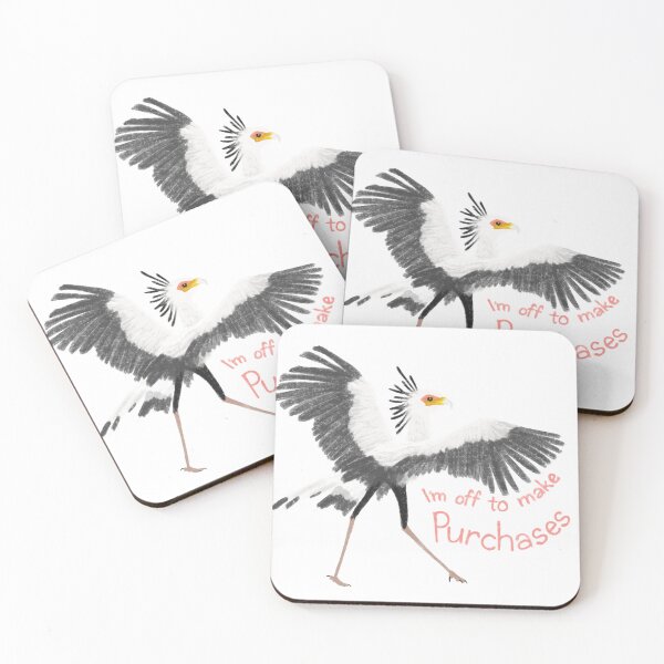 Item preview, Secretary Bird off to Make Purchases  designed and sold by Tortibee.