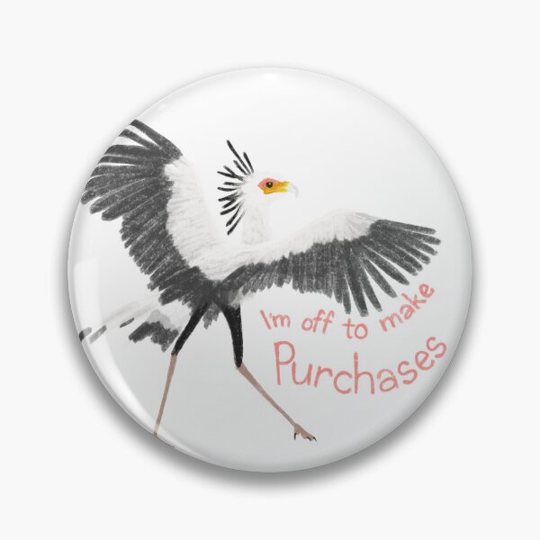 Item preview, Secretary Bird off to Make Purchases  designed and sold by Tortibee.