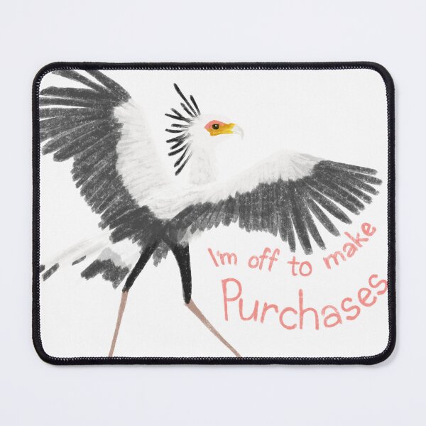 Item preview, Secretary Bird off to Make Purchases  designed and sold by Tortibee.
