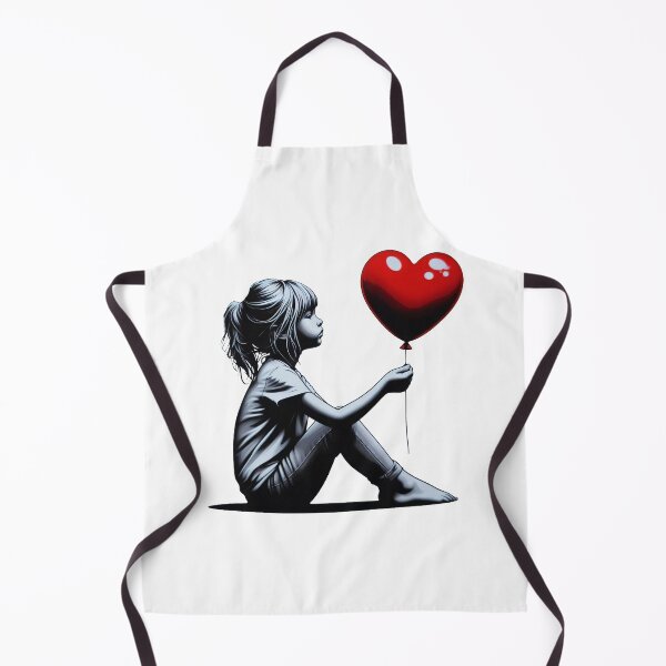 Item preview, Girl with Heart Balloon designed and sold by Delemore Art.