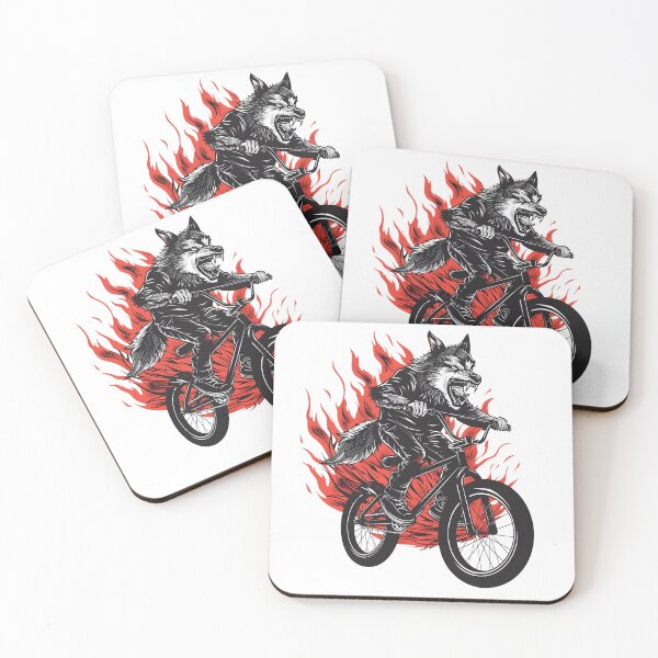 Item preview, Flaming Wolf Rider designed and sold by Dpixelgalaxy.
