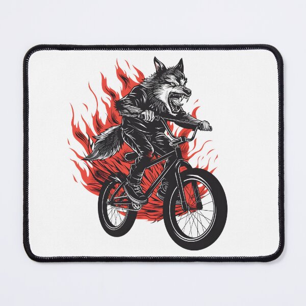 Item preview, Flaming Wolf Rider designed and sold by Dpixelgalaxy.