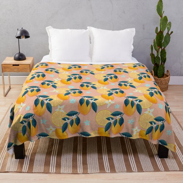 Item preview, Zesty citrus pattern, summer lemons designed and sold by BosskaDesign.