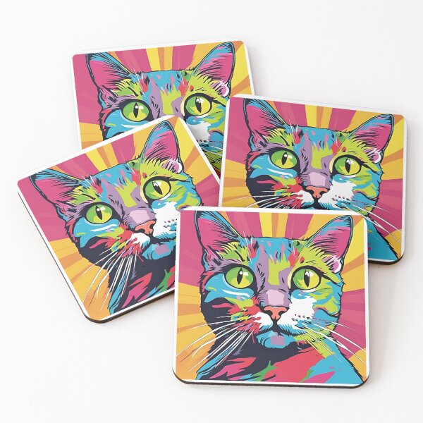 Item preview, Pop art cat designed and sold by RockyTees1.
