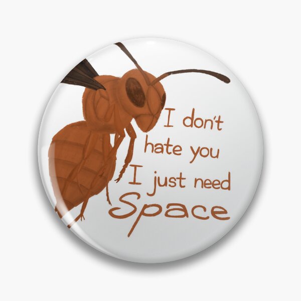Item preview, Red Paper Wasp Needs Space designed and sold by Tortibee.