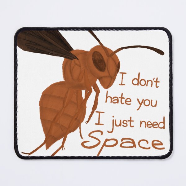 Item preview, Red Paper Wasp Needs Space designed and sold by Tortibee.