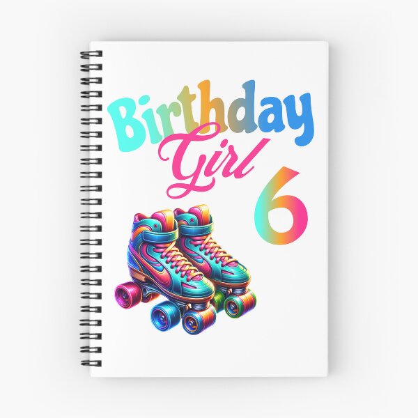 Item preview, Birthday Girl Roller Skates 6th Birthday designed and sold by All Year Round.