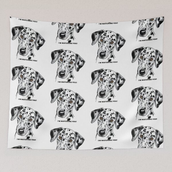 Item preview, Dalmatian dog (I'm watching you!) designed and sold by PurpleAnt.
