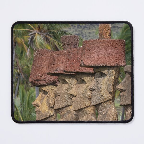 Item preview, Seven Statues Easter Island Artistic designed and sold by PhotoArt by Joan Carroll.