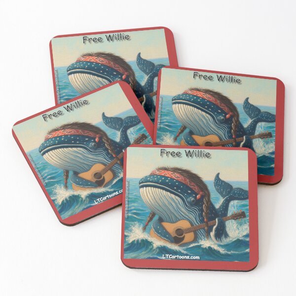 Item preview, Free Willie The Whale With Braided Pigtails designed and sold by Rick London Gifts.