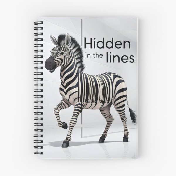 Item preview, Zebra with barcode. designed and sold by MyHappyArtShop.