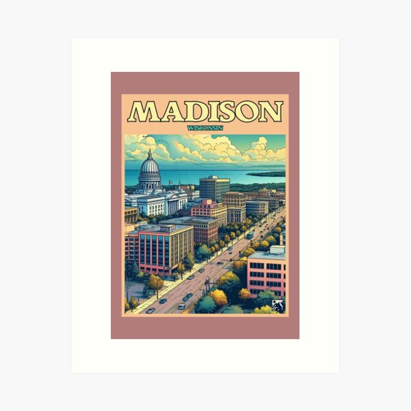 Item preview, Madison, Wisconsin designed and sold by cloudland.