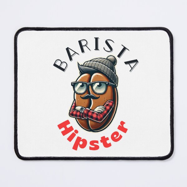 Item preview, Barista Hipster designed and sold by CuteseeWootsee.
