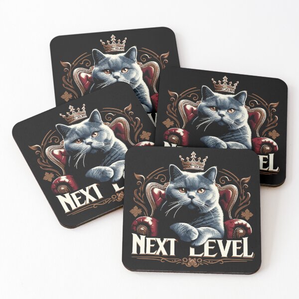 Item preview, BKH British Shorthair Blue Cat Royal Chair Next Level Gift designed and sold by Pineapple-Tree.