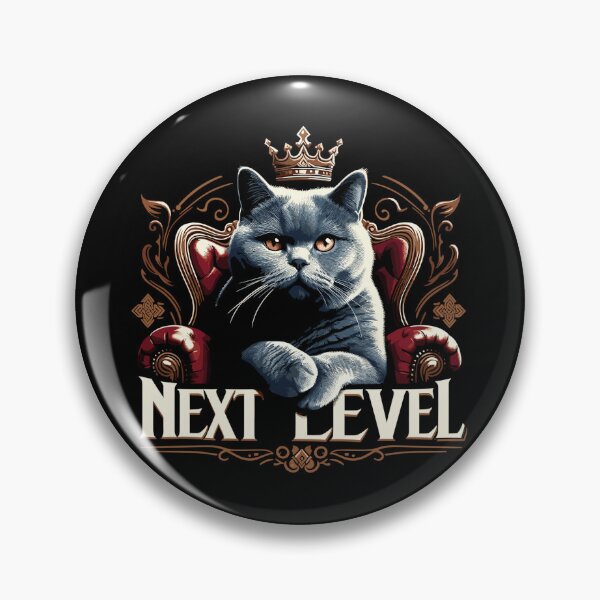 Item preview, BKH British Shorthair Blue Cat Royal Chair Next Level Gift designed and sold by Pineapple-Tree.