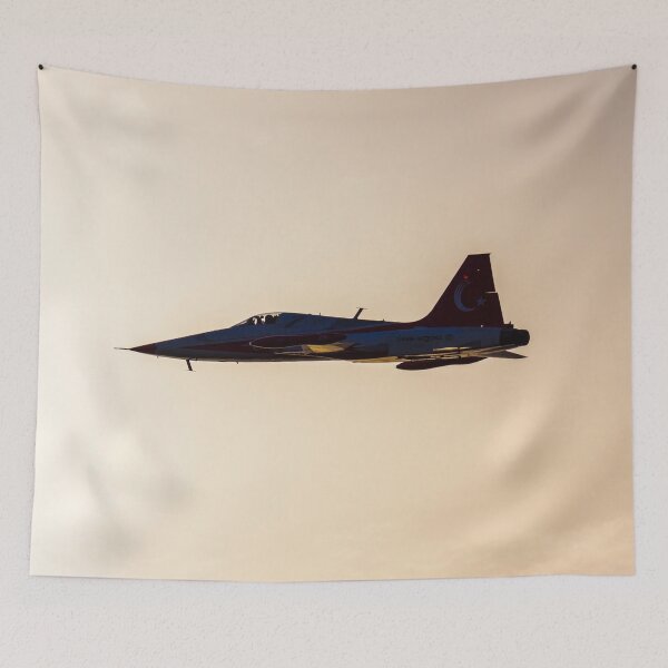 Item preview, Turkish military acrobatic airplane in backlight designed and sold by carlotoffolo.