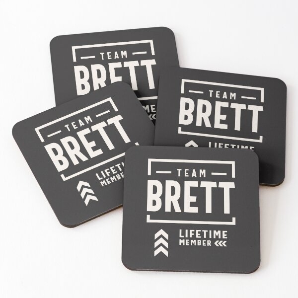 Item preview, Team Brett Lifetime Member Funny Name Brett designed and sold by cidolopez.