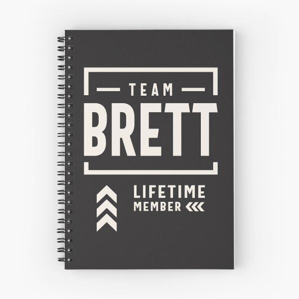Artikelvorschau, Team Brett Lebenslanges Mitglied Lustiger Name Brett entworfen und verkauft von cidolopez.