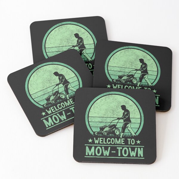Item preview, Retro Green Welcome To Mow-Town designed and sold by AlienOccupation.