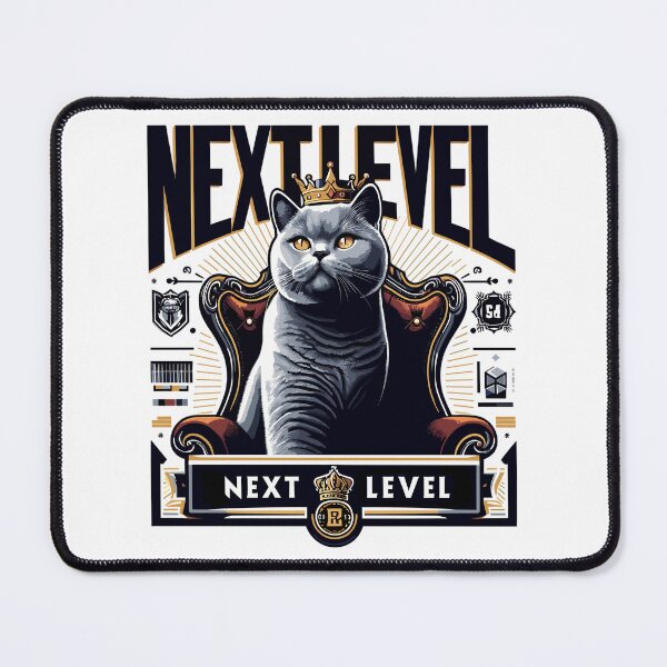 Item preview, BKH British Shorthair Blue Cat Royal Chair Next Level Gift designed and sold by Pineapple-Tree.