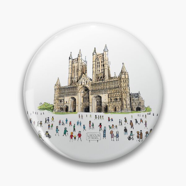 Item preview, Lincoln Cathedral, Illustrated Tribute designed and sold by FoleyPottery.