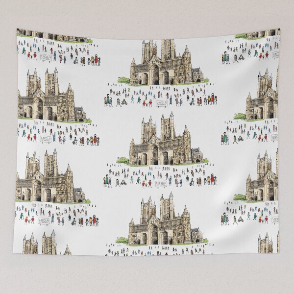 Item preview, Lincoln Cathedral, Illustrated Tribute designed and sold by FoleyPottery.