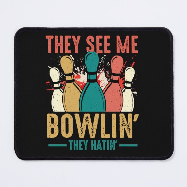 Item preview, Retro Distressed They See Me Bowlin'-They Hatin' designed and sold by AlienOccupation.