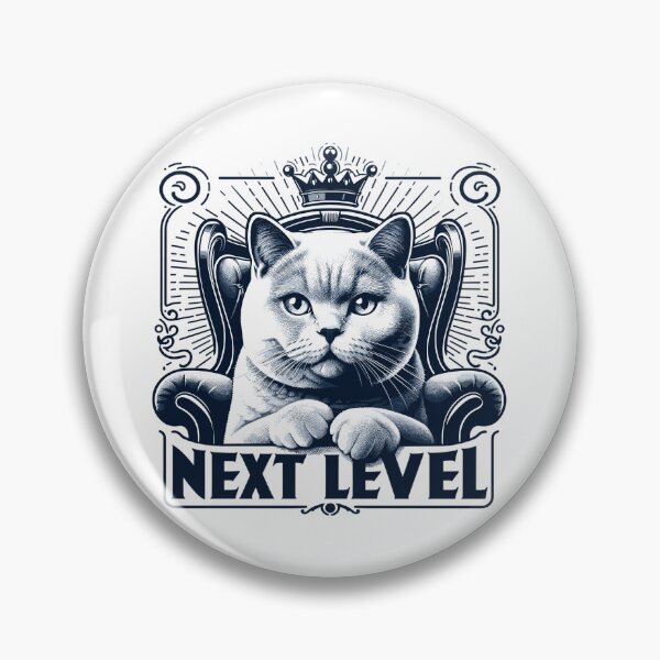 Item preview, BKH British Shorthair Blue Cat Royal Chair Next Level Gift designed and sold by Pineapple-Tree.