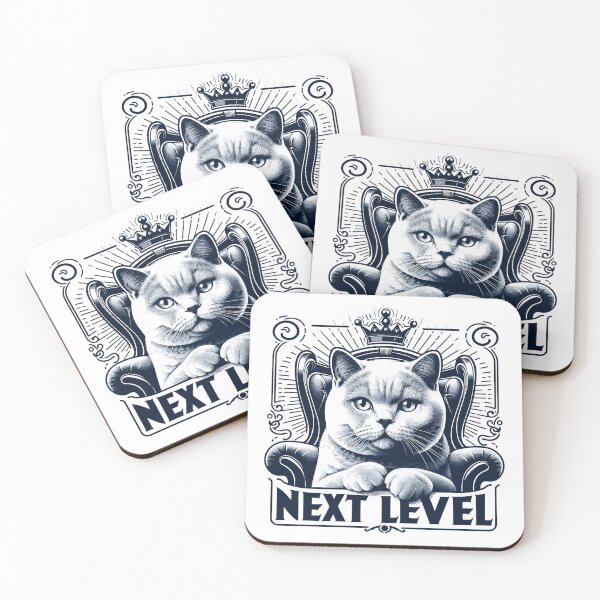 Item preview, BKH British Shorthair Blue Cat Royal Chair Next Level Gift designed and sold by Pineapple-Tree.