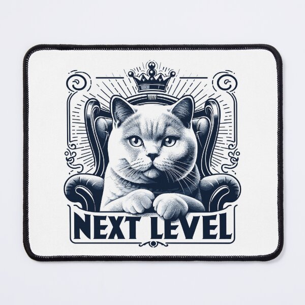 Item preview, BKH British Shorthair Blue Cat Royal Chair Next Level Gift designed and sold by Pineapple-Tree.