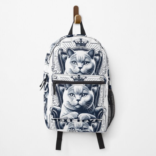 Item preview, BKH British Shorthair Blue Cat Royal Chair Next Level Gift designed and sold by Pineapple-Tree.
