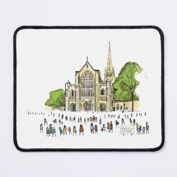 Item preview, Norwich Cathedral, Illustrated Tribute designed and sold by FoleyPottery.