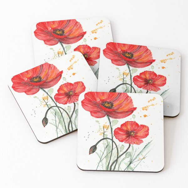 Item preview, Two poppies under the sun designed and sold by Cacatuart.