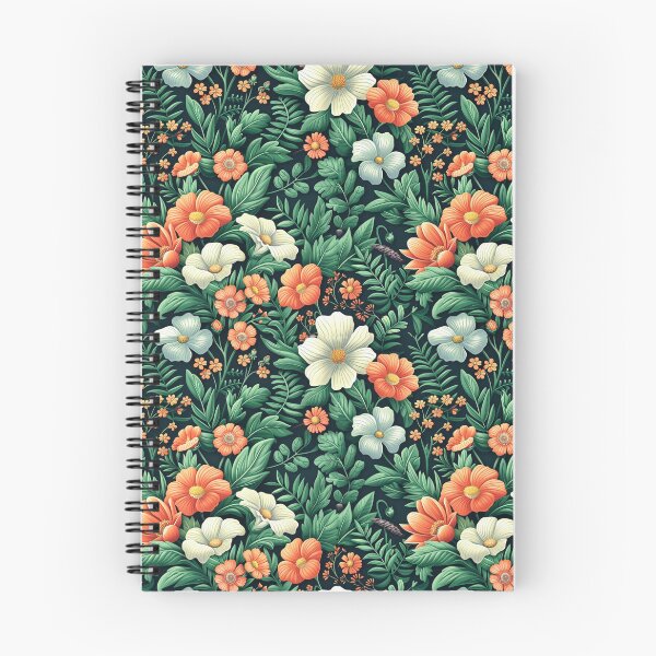 Item preview, Summer Flowers on Black Background designed and sold by emilykang.