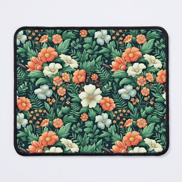 Item preview, Summer Flowers on Black Background designed and sold by emilykang.