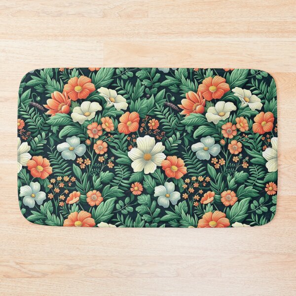 Item preview, Summer Flowers on Black Background designed and sold by emilykang.