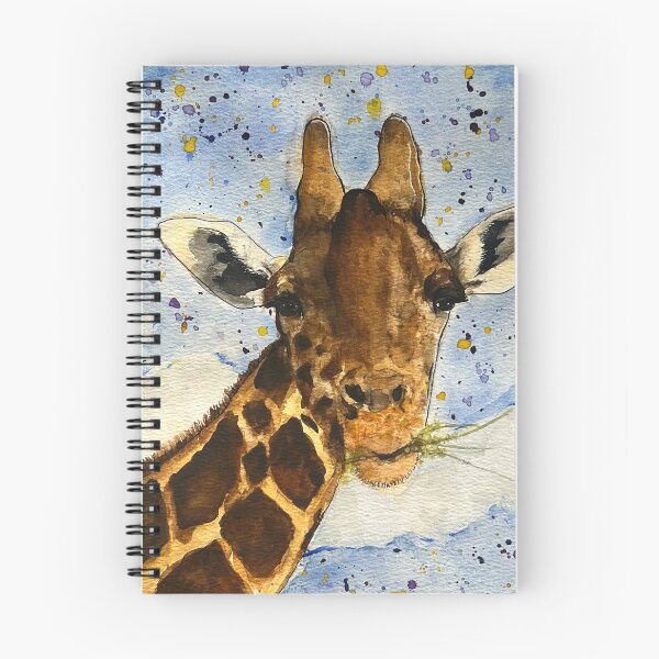 Item preview, Giraffe Eating Watercolor Painting designed and sold by EasyPrints337.