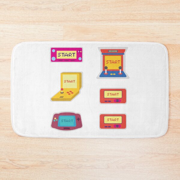Item preview, algunas consolas de videojuegos retro designed and sold by huape.