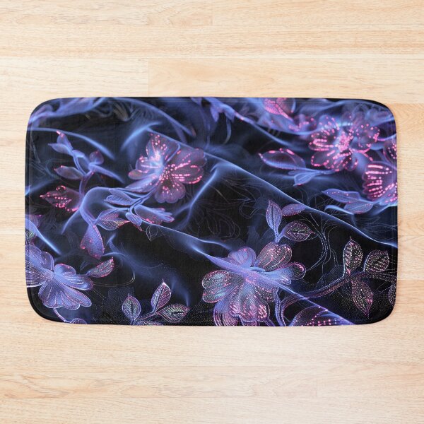 Item preview, Satin texture of molten flowers designed and sold by Fantasyplus.