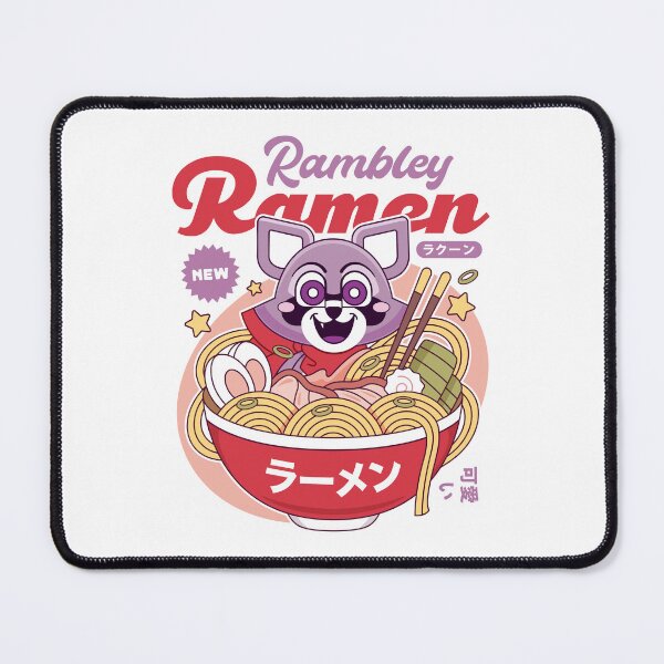 Item preview, Rambley The Raccoon Ramen designed and sold by Lagelantee.
