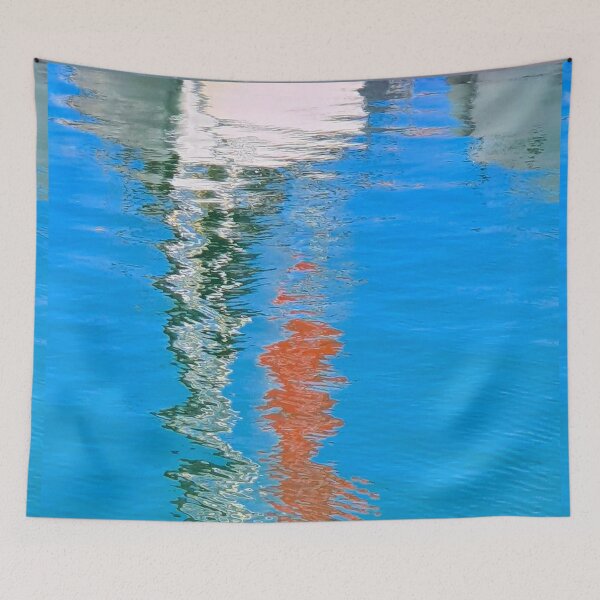 Item preview, blue and reflections designed and sold by Tereza Pilar  Art.
