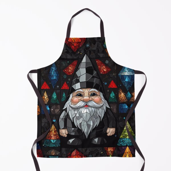 Item preview, Gnome goblin with multi coloured diamond background. designed and sold by FocusedArt.